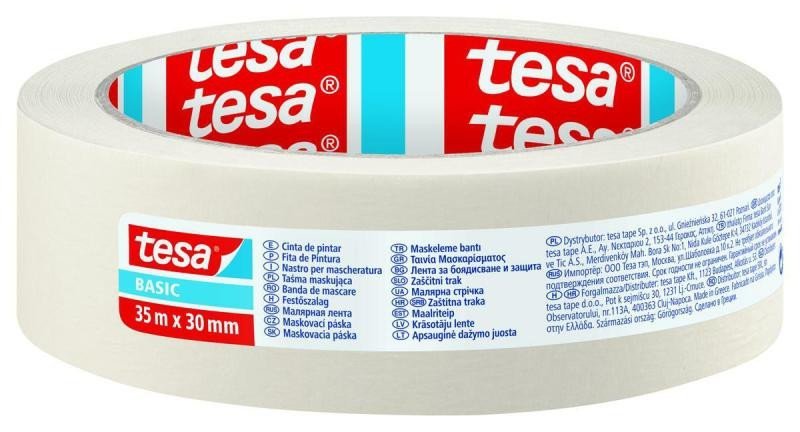 Levně Tesa bílá maskovací páska základní 35m x 30 mm