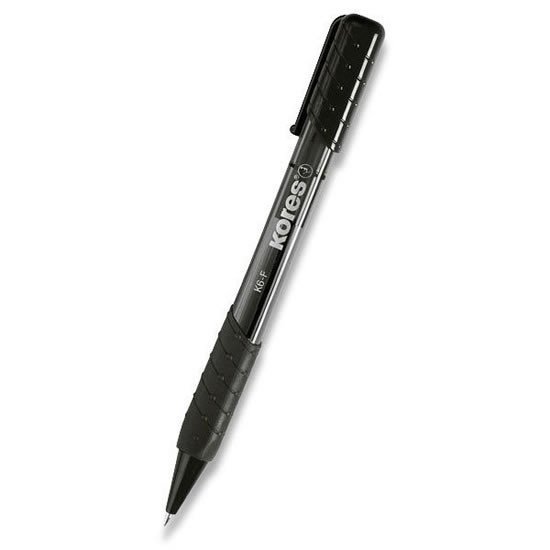 Levně Kuličková tužka Kores K6 386 černá