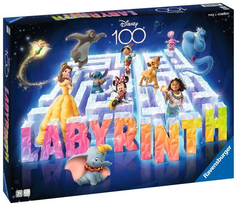 Levně Ravensburger Labyrinth Disney (100. výročí) - společenská hra