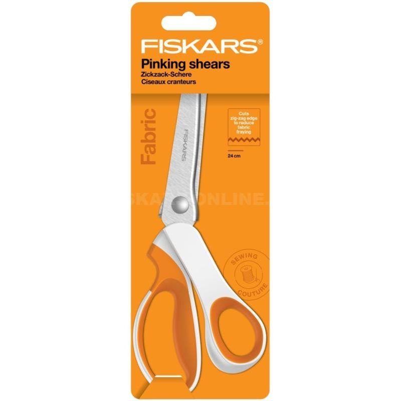 Levně Fiskars Nůžky entlovací 24 cm, softgrip