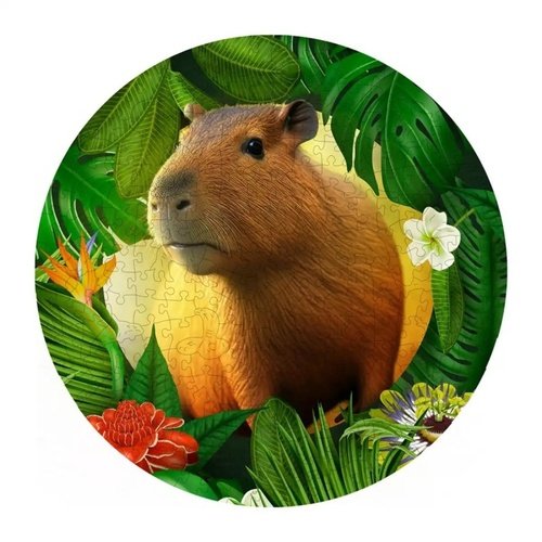 Levně Dřevěné puzzle Kapybara 250 dílků EKO