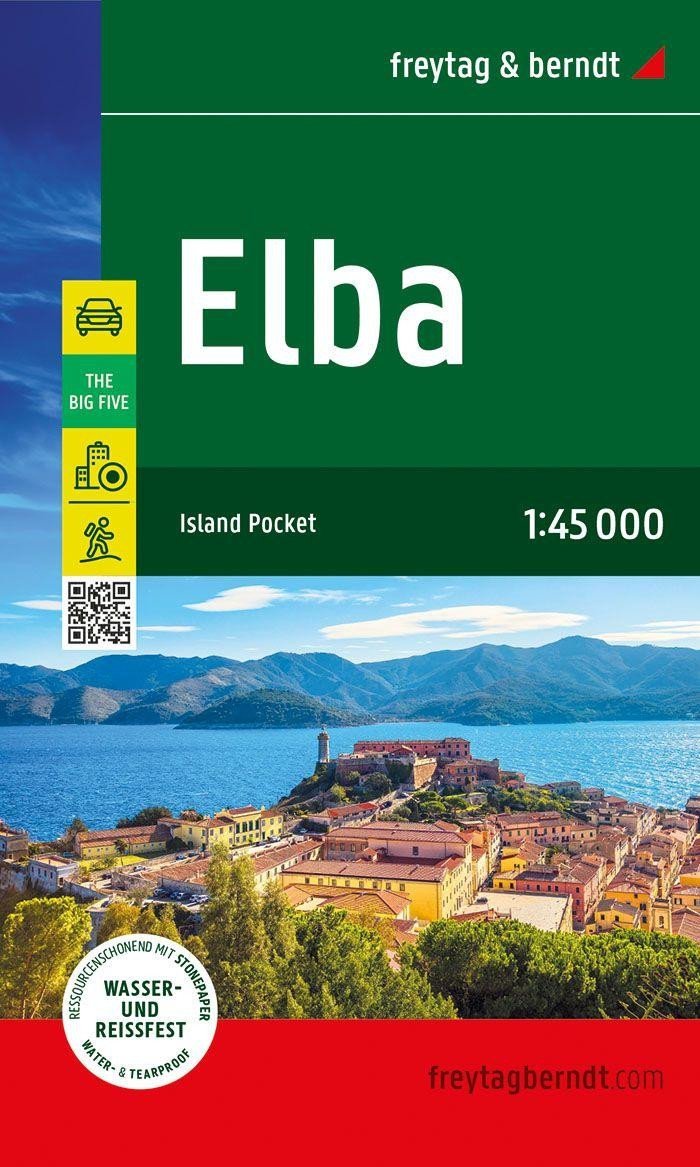 Levně Elba 1:45 000 / silniční a rekreační mapa