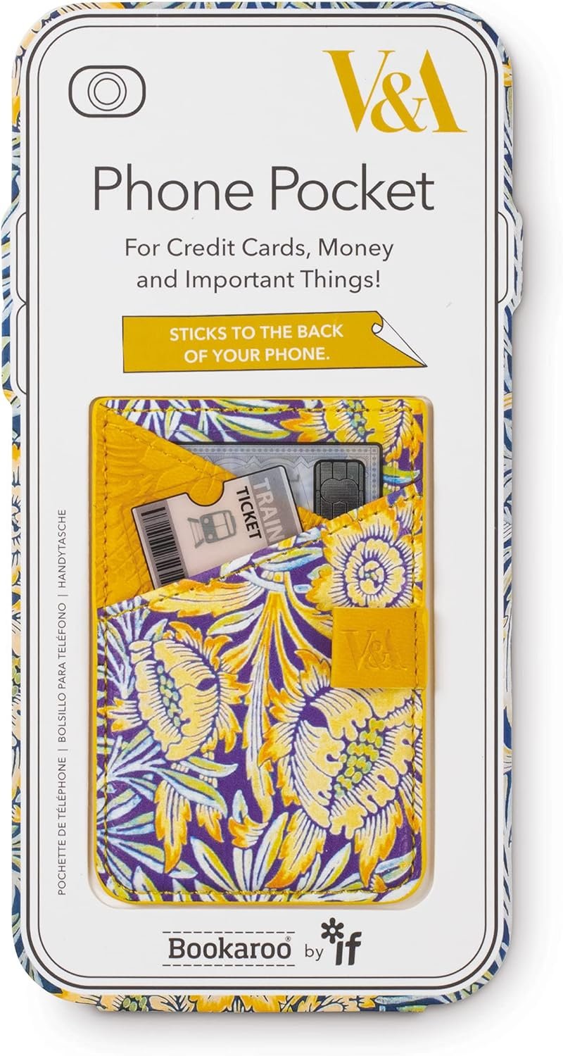 Levně V&amp;A Bookaroo Phone Pocket - Morris Tulip &amp; Willow