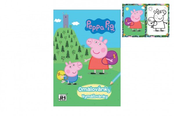 Levně Peppa Pig - Omalovánky A5+ - Kolektiv