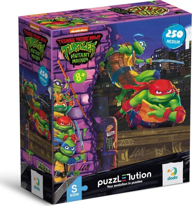 Levně Puzzle Želvy Ninja: Leonardo a Rafaelo 250 dílků