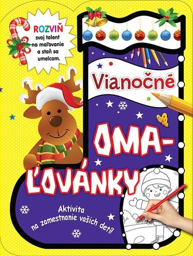 Levně Vianočné omaľovánky