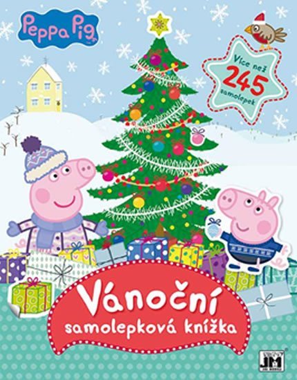 Vánoce s Peppou - Samolepková knížka - kolektiv