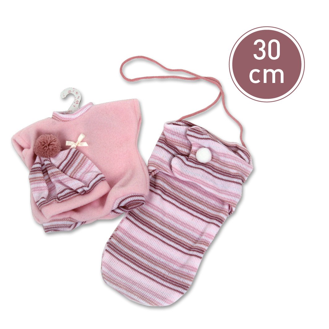 Levně Llorens VRN30-006 obleček pro panenku miminko velikosti 30 cm