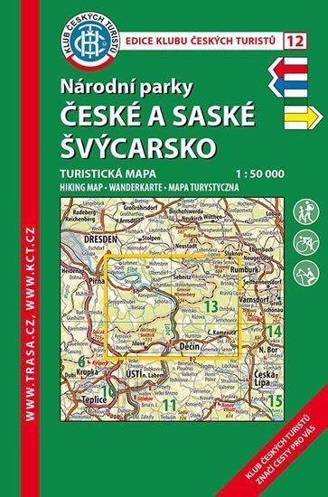 Levně KČT 12 Národní parky - České a Saské Švýcarsko