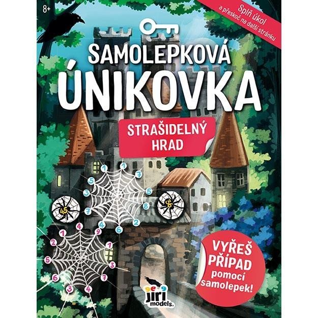 Levně Samolepková únikovka Strašidelný hrad