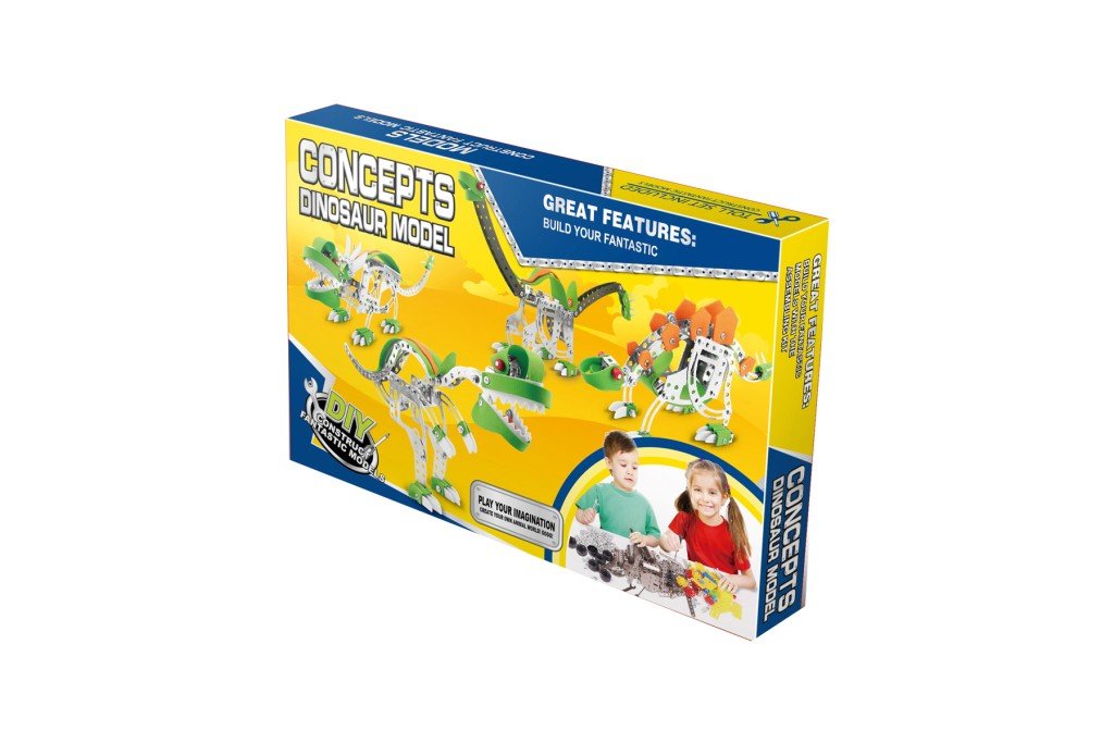 Levně Kovová stavebnice Seismosaurus 141 ks - Alltoys