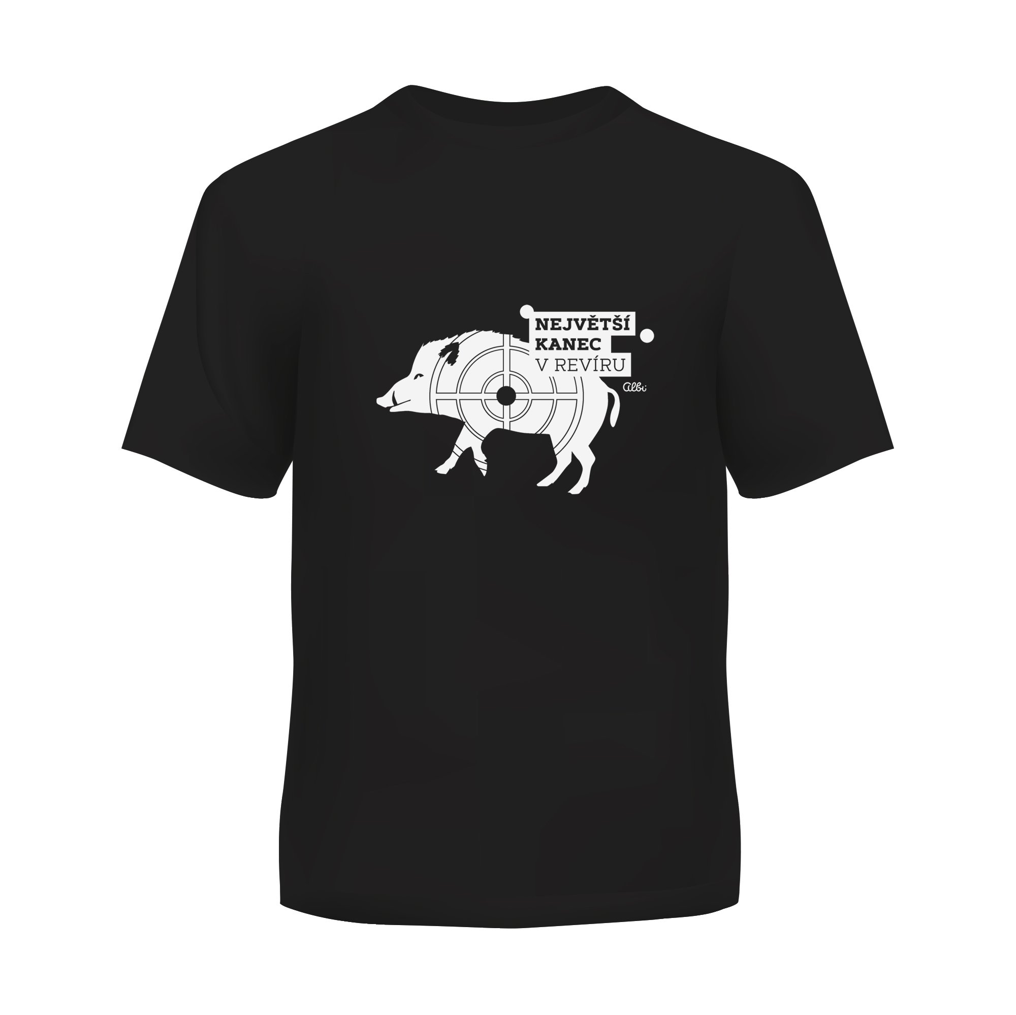Levně Albi Pánské tričko - Největší kanec, vel. XXL - Albi