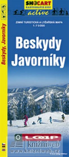 Levně Beskydy, Javorníky lyžařská mapa 1:75 000