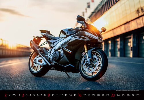 Levně Motorbikes 2025 - nástěnný kalendář