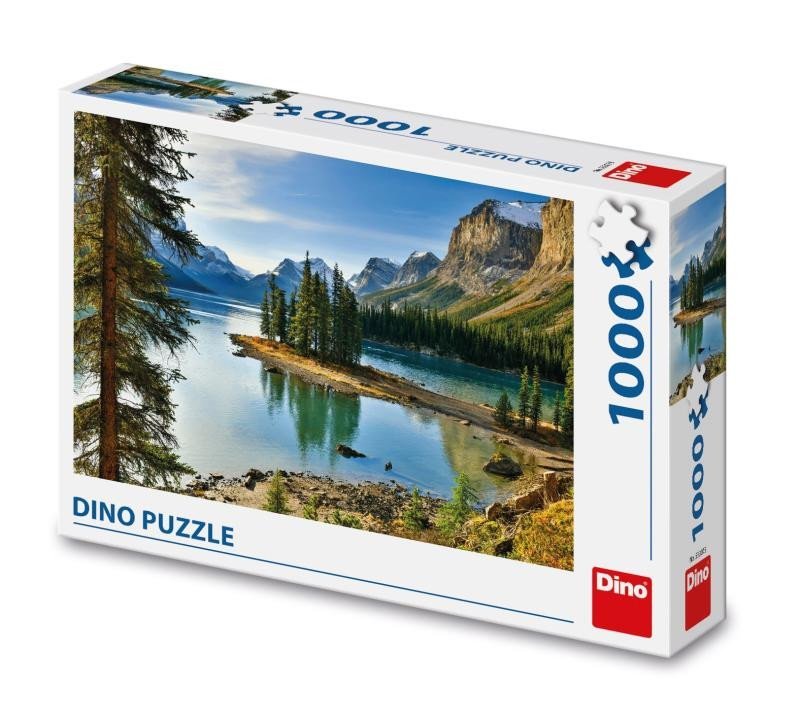 Levně Puzzle Jezero Maligne 1000 dílků - Dino