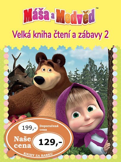 Levně Máša a medvěd 2 - Velká kniha čtení a zábavy