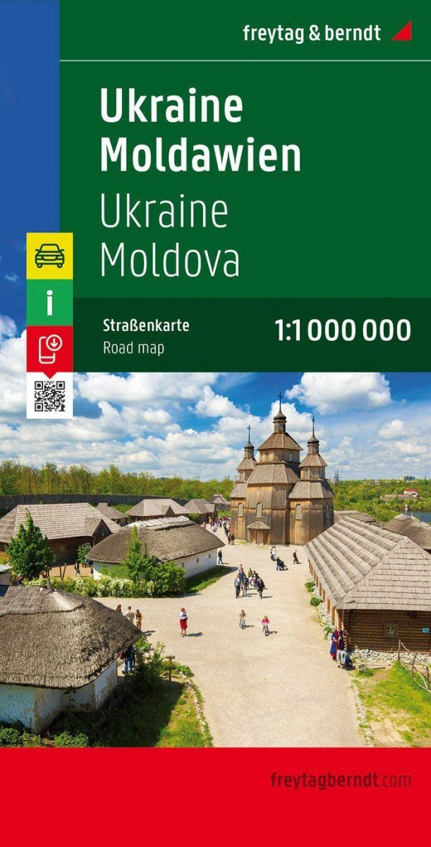 Levně AK 6801 Ukrajina, Moldavsko 1:1 000 000 / automapa