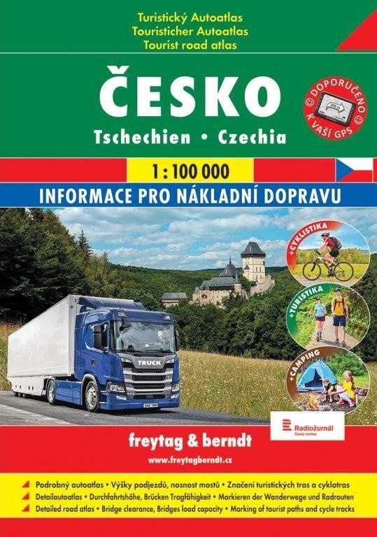 Levně Česko autoatlas 1:100 000 (A4, spirála)