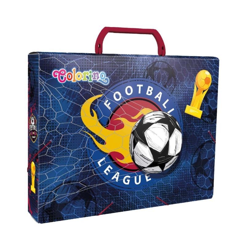 Levně Colorino Box na sešity - Fotbal A4