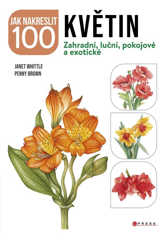 Levně Jak nakreslit 100 květin - Zahradní, luční, pokojové a exotické - Janet Whittle