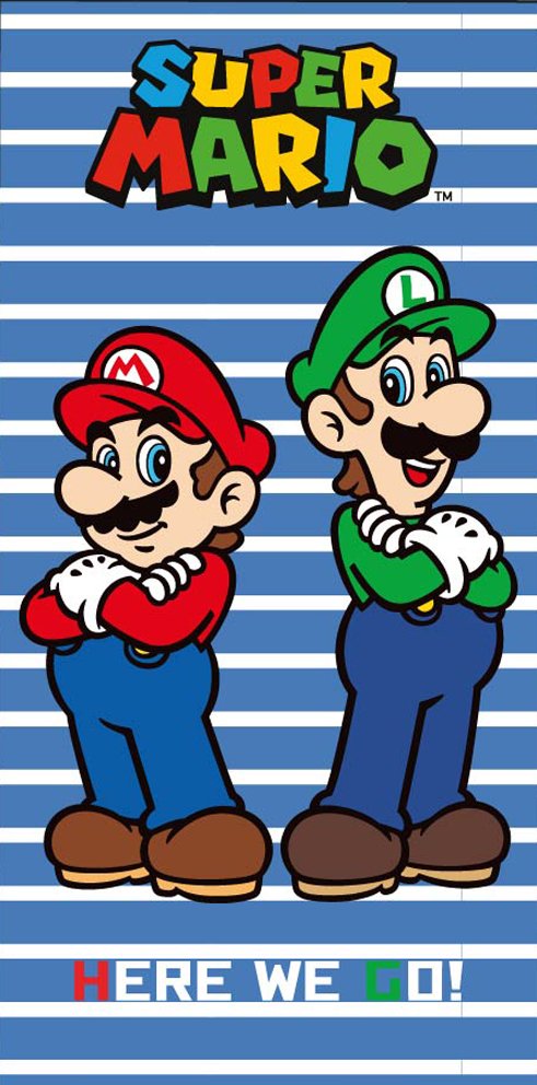 Levně Dětská osuška Super Mario a Luigi