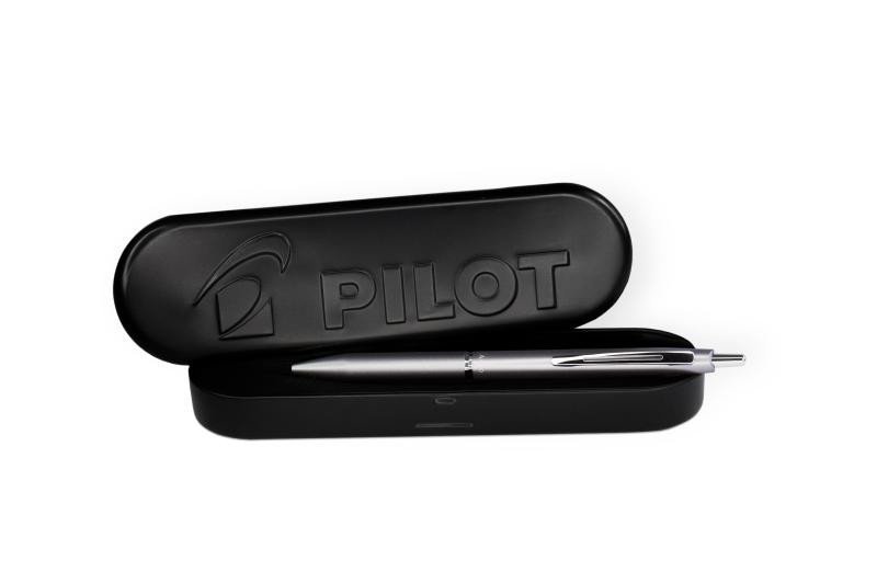 Levně PILOT Acro 1000, kuličkové pero, M, šedé v dárkovém boxu
