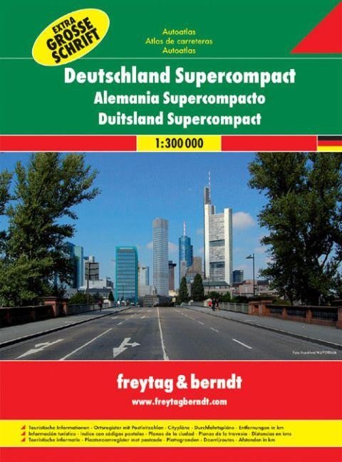 Levně DSCAA SP Německo autoatlas superkompakt 1:300 000 / autoatlas