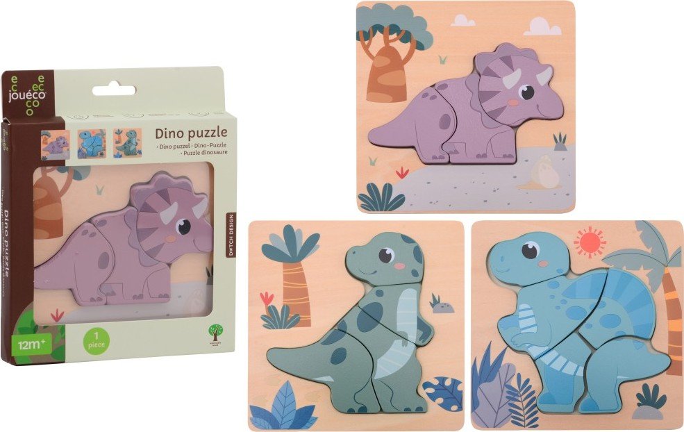 Product detail of Dřevěné puzzle Dino Jouéco®  - Johntoy