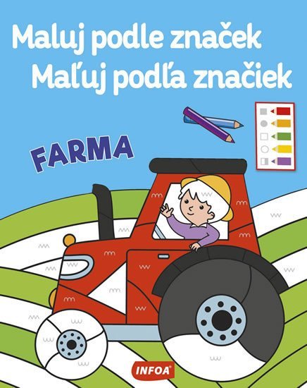 Levně Farma - Maluj podle značek / Maľuj podľa značiek