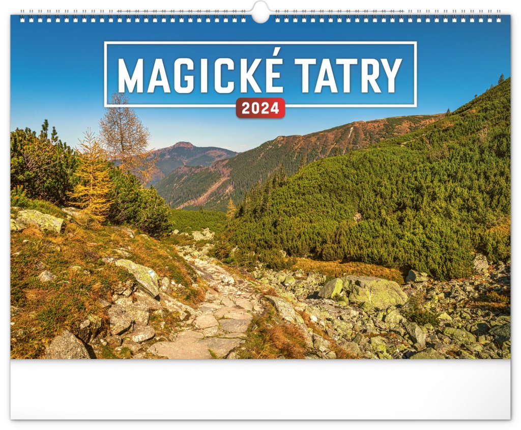 Levně Nástenný kalendár Magické Tatry 2024, 48 × 33 cm