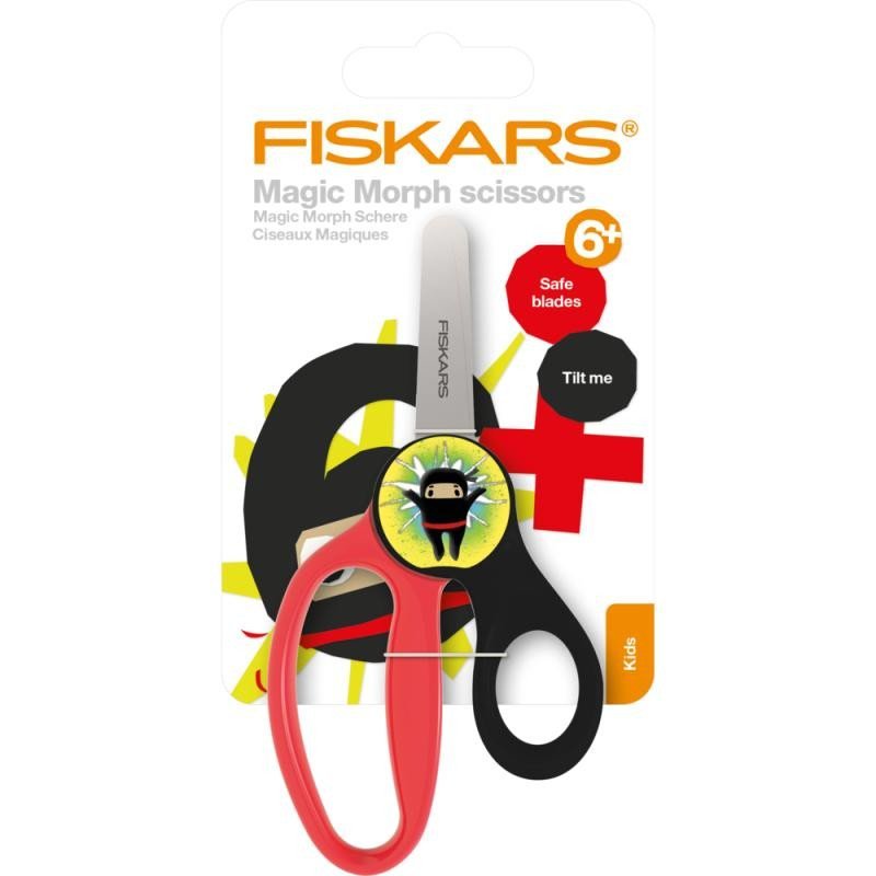 Fiskars Magic Morph Dětské nůžky - nindža 13 cm od 6+
