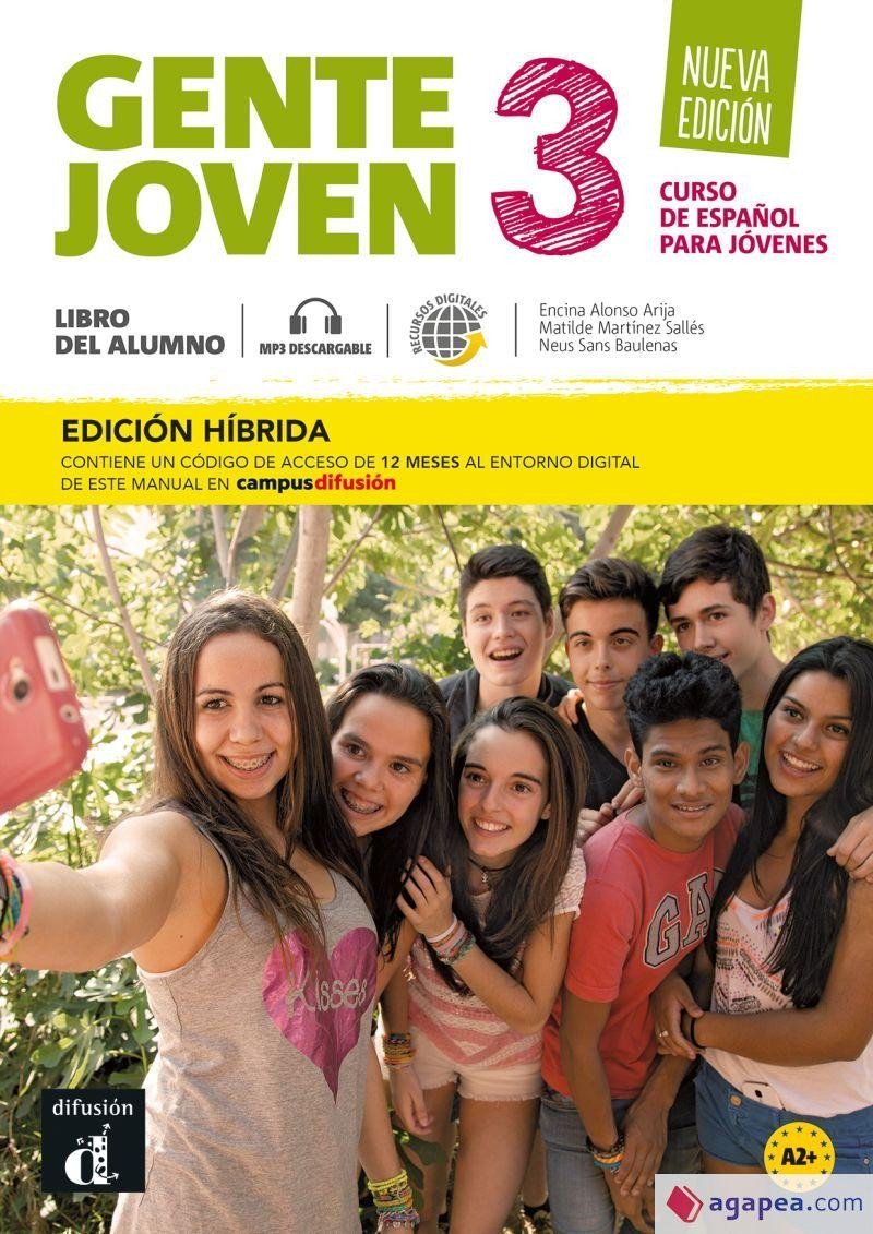 Levně Gente Joven 3 Nueva (A2+) – Edición híbrida Libro del alumno + Campus (12 meses)