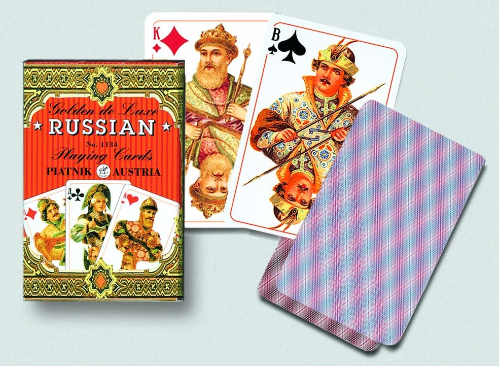 Levně Piatnik - Golden Russian, 55 Cards, SF