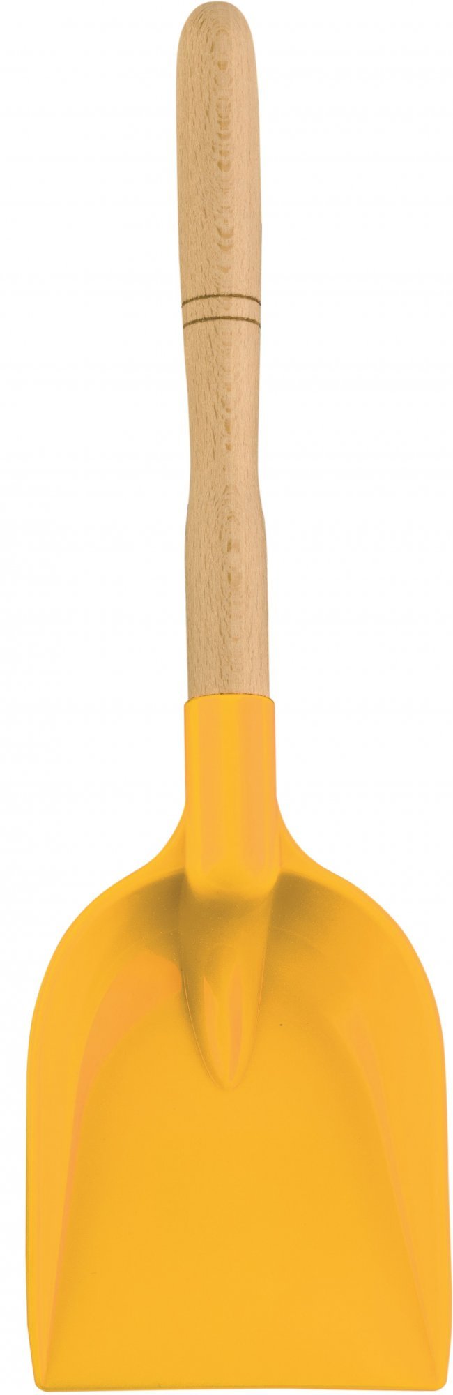 Levně Androni Lopata s dřevěnou násadou - délka 34 cm, žlutá