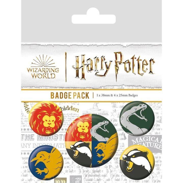 Harry Potter Koleje - set odznaků