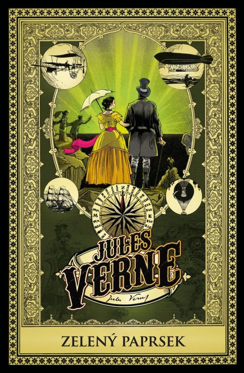 Levně Zelený paprsek, 1. vydání - Jules Verne