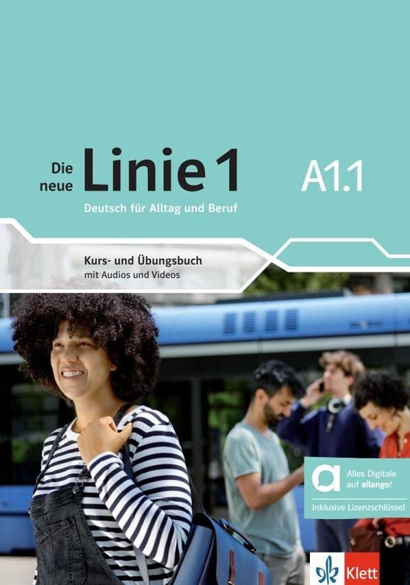 Levně Die neue Linie 1 - A1.1 - Hybride Ausgabe - Kurs./Übungsbuch + MP3/Video allango.net + Lizenz (24 Monate) - Eva Harst