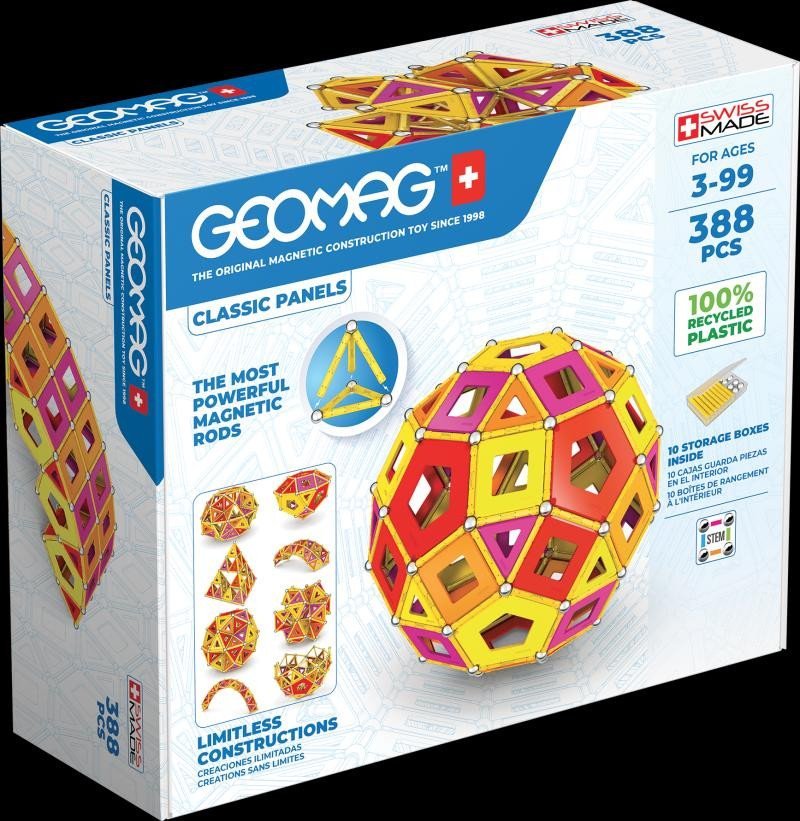 Geomag Supercolor - Masterbox Warm 388 dílků