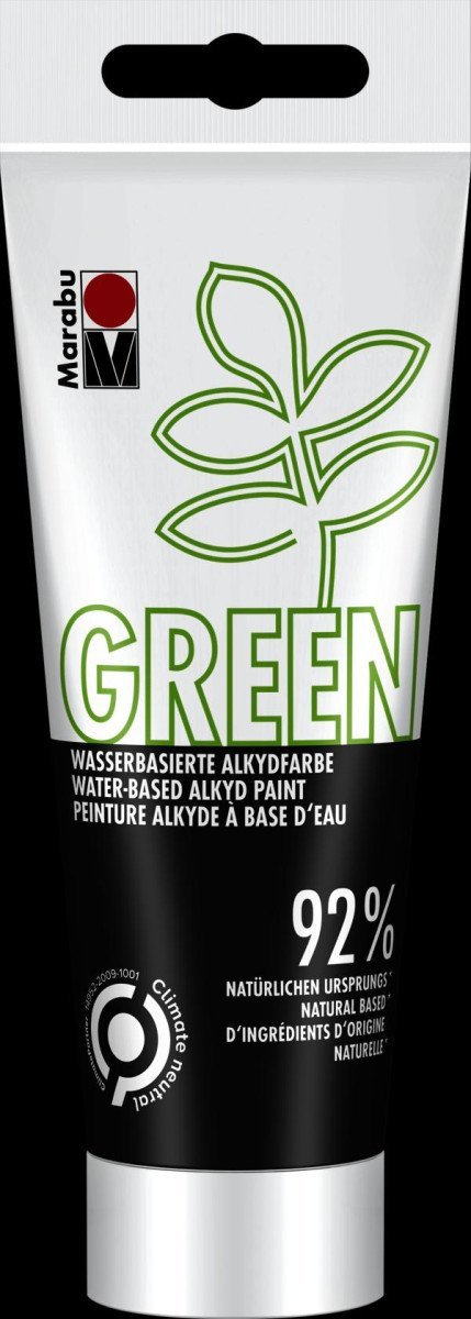 Levně Marabu Green Alkydová barva - černá 100 ml