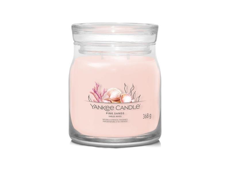 YANKEE CANDLE Pink Sands svíčka 368g / 2 knoty (Signature střední)