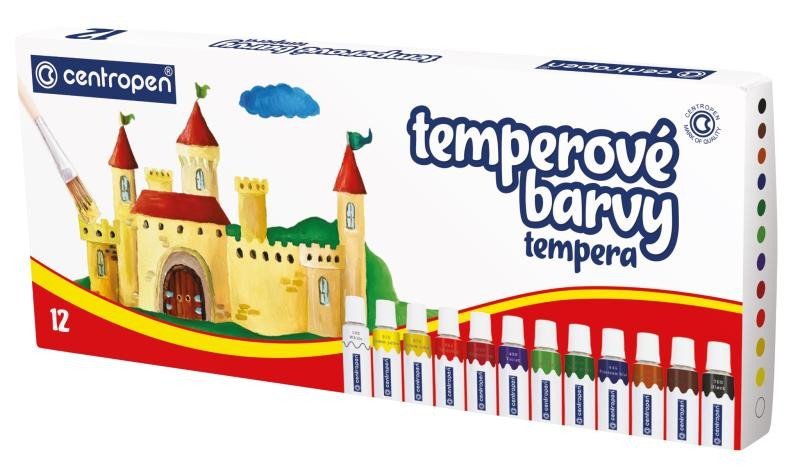 Levně Centropen temperové barvy 9550 12 ml - 12 ks