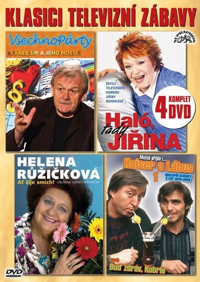 Levně Klasici televizní zábavy - 4 DVD - Various