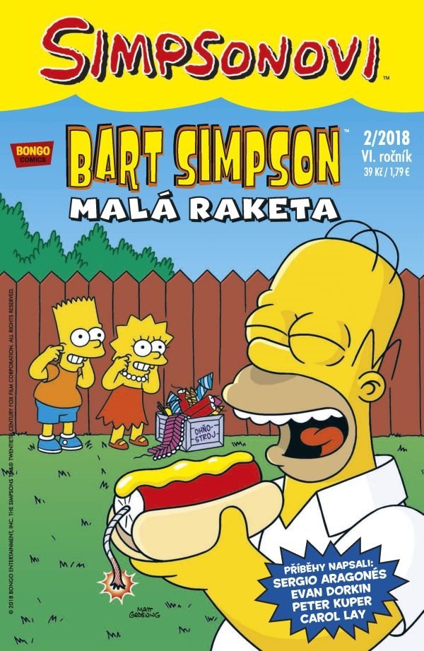 Levně Simpsonovi - Bart Simpson 2/2018 - Malá raketa - Matthew Abram Groening