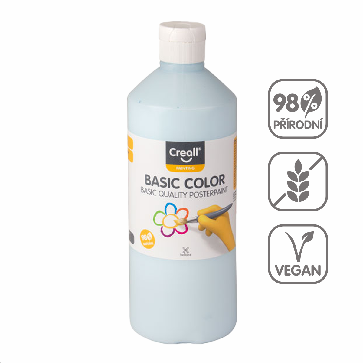 Levně Creall temperová barva, 500 ml, pastelově modrá