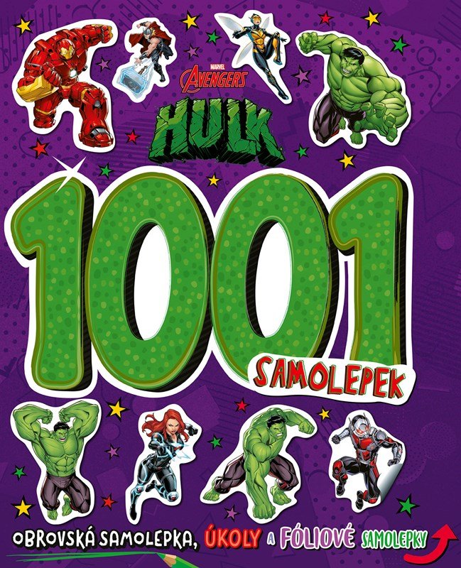 Levně Marvel Avengers - Hulk 1001 samolepek - autorů kolektiv