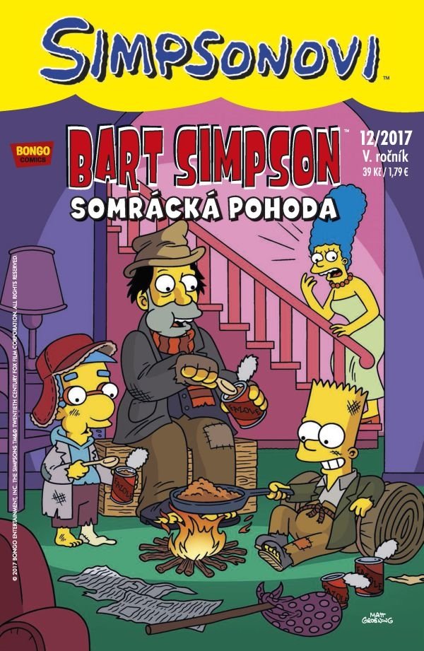 Levně Simpsonovi - Bart Simpson 12/2017: Somrácká pohoda - Matthew Abram Groening