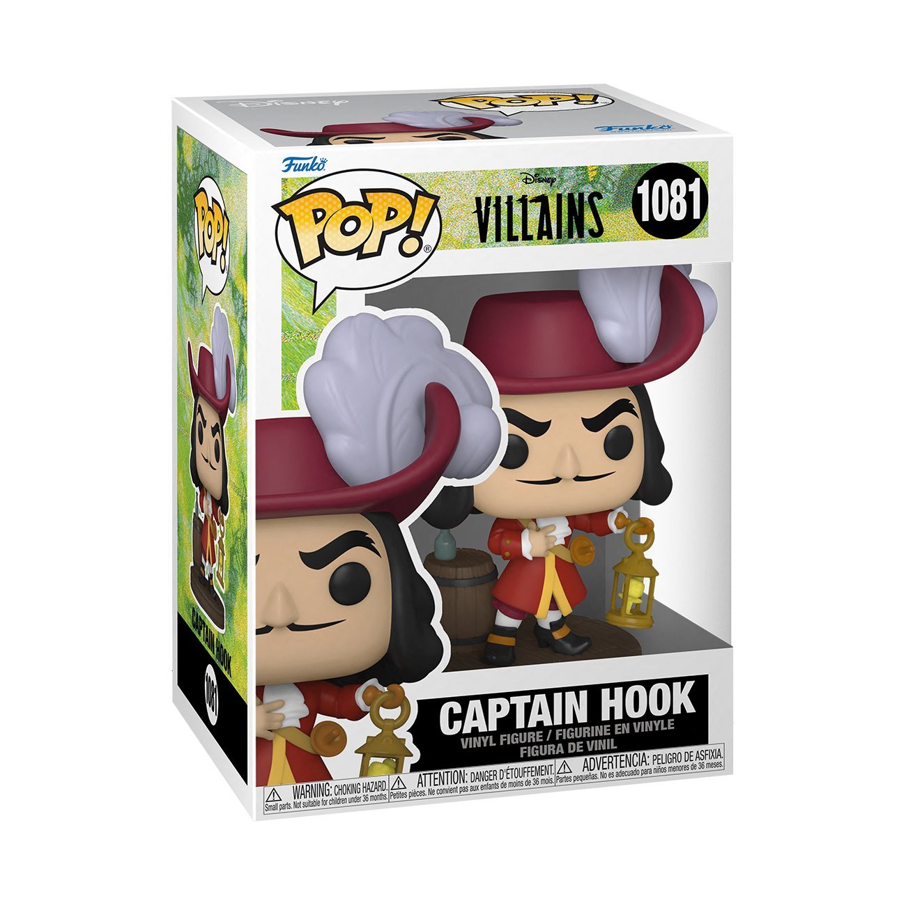 Levně Funko POP Disney: Villains - Captain Hook