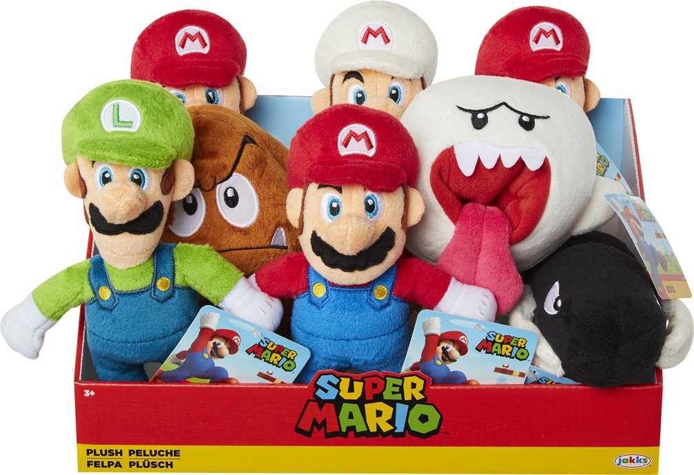Levně Plyšová figurka Super Mario - Mario 15 cm - Talent show