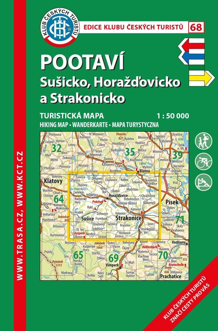Levně KČT 68 Pootaví, Sušicko, Horažďovicko 1:50 000 / turistická mapa