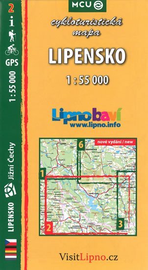 Levně Lipensko - cykloturistická mapa č. 2 /1:55 000
